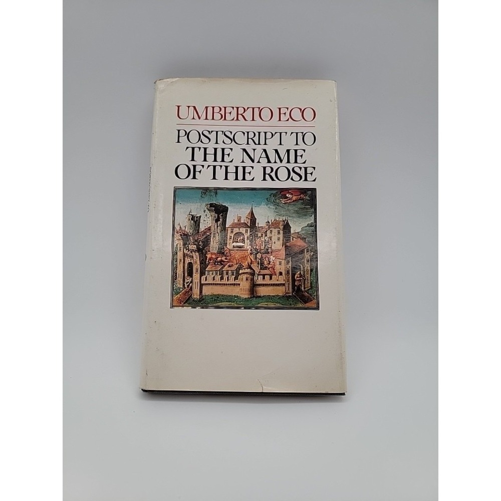 Umberto Eco Postscript to The Name of the Rose Hardcover First Edition 1984 Good